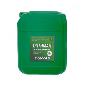 Масло моторное Optimal Супердизель 15W40 API CG-4 20 л
