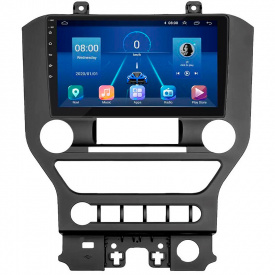 Штатная магнитола Lesko Ford Mustang VI Рестайлинг 2017-н.в. 9" 6/128Gb 4G Wi-Fi GPS Top (10929-65135)