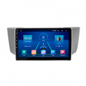 Штатная магнитола Lesko для Lexus RX II Рестайлинг 2006-2009 9" 4/64Gb 4G Wi-Fi GPS Top (10268-57163)