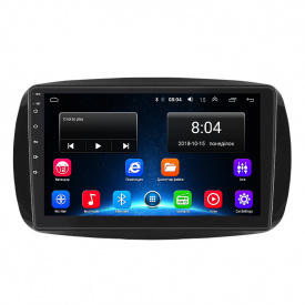 Штатная магнитола Lesko Smart Fortwo III 2014-н.в. 9" 2/32Gb Wi-Fi GPS Base (10274-55639)