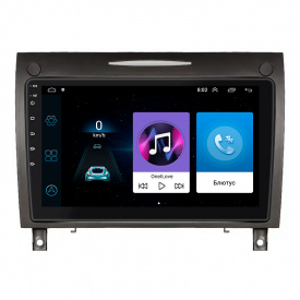 Штатная магнитола Lesko Mercedes-Benz SLK-Класс II R171 2004-2008 9" 1/16Gb Wi-Fi GPS Base (10894-60883)