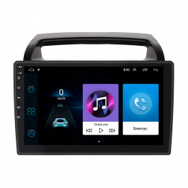 Штатная магнитола Lesko Kia Carnival II 2006-2014 9" 1/16Gb Wi-Fi GPS Base (10519-54885)