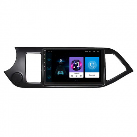 Штатная магнитола Lesko Kia Picanto II 2011-2015 9" 1/16Gb Wi-Fi GPS Base (10525-55010)