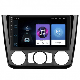 Магнитола Lesko для BMW 1 серии I (E81/E82/E87/E88) Рестайлинг Manual AC 2007-2011 9" 1/16Gb Wi-Fi GPS Base (12338-74322)