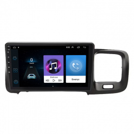 Штатная магнитола 9" Lesko для Volvo S60 II Рестайлинг 2013-2018 1/16Gb Wi-Fi GPS Base Вольво
