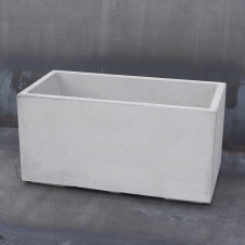 Вазон бетонный Лиссабон L 40x80x40 см, уличный садовый