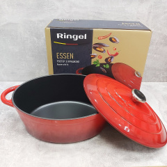 Ростер-гусятниця 30 см 4,5 л з кришкою Ringel Essen RG-2308-30 Виноградів