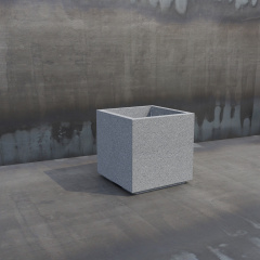 Вазон бетонный Лиссабон S 40x40x40 см, уличный садовый Кременчуг