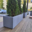 Цветочник бетонный Лиссабон 2XL 40x120x40 см, уличный садовый Тячев