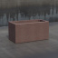 Вазон бетонный Кадис S 30x60x30 см, уличный садовый Ровно