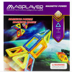 Конструктор дитячий Magplayer MPB-14 Різнокольоровий 14 деталей Обухів