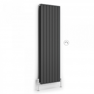 Дизайн-радиатор Terma Forte V20 1800x514 mm Black mat