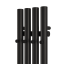 Рушникосушка Terma ROLO HANGER 1200x205 Black mat Полтава