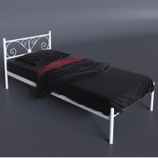 Односпальне ліжко Примула Міні Tenero металеве для дитячої підліткової кімнати 90х200