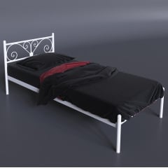 Односпальне ліжко Примула Міні Tenero металеве для дитячої підліткової кімнати 90х200 Бородянка