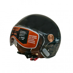Мотошлем открытый Beon B-120 27 L Shiny Black (298696) Харьков