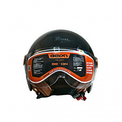 Мотошлем открытый Beon B-120 27 L Shiny Black (298696) Харьков