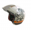 Мотошолом відкритий Beon B-108A ABS 203 XXL Shiny Cream-Orange (298681) Одеса