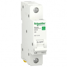 Автоматический выключатель Schneider Electric RESI9 6кА 1P 6A C (R9F12106)