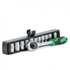 Набор головок 10 шт 1/4 c трещеткой INTERTOOL ET-6008