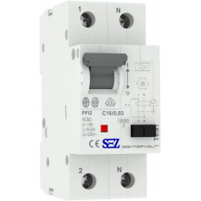 Диф автомат SEZ PFI2 C 16A/0,03A (PFI2C_16A/0,03A)