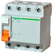УЗО Schneider Electric ВД63 4P 40A 100mА АС