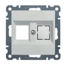 Панель двойная для RJ12/RJ45 WL2320 Lumina-2, белая, Hager