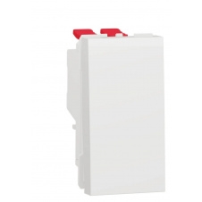 Одноклавишный перекрестный переключатель Schneider Electric NU310518 (схема 7) 10А 1М (белый)