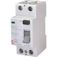 Фото - УЗО ETI 002062530 EFI-2 100/0.03 тип A (10kA) УЗО ETI 002062530 EFI-2 100/0.03 тип A (10kA)