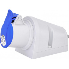 Настенный силовой разъем ETI 004482034 EZ-1632 IP44 (16A 230V 2P+PE)