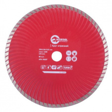 Диск отрезной Turbo, алмазный 230 мм, 22-24% INTERTOOL CT-2010