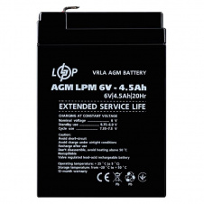 Аккумулятор LogicPower AGM LPM 6-4.5 AH 6В