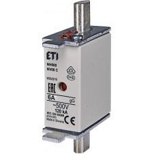 Предохранитель ETI 004181203 NH-000/gG 6A 500V KOMBI