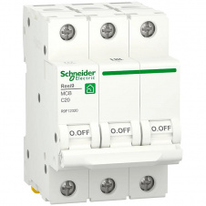 Автоматический выключатель Schneider Electric RESI9 6кА 3P 20A C (R9F12320)