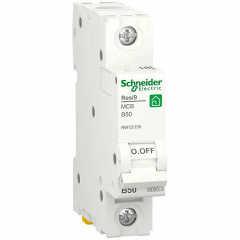 Автоматический выключатель Schneider Electric RESI9 6кА 1P 50A B (R9F02150) Київ