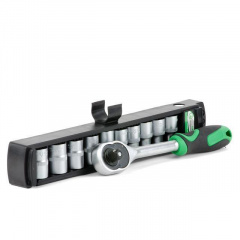 Набор головок 10 шт 1/4 c трещеткой INTERTOOL ET-6008 Київ