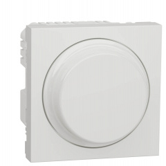 Универсальный поворотный диммер Schneider Electric NU351418 для LED ламп (белый) Київ