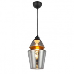 Светильник подвесной SPARK-2 Horoz Electric 60W титановый, медь (021-016-0002-010) Королёво