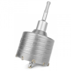 Комплект: сверло корончатое по бетону 80 мм+Переходник SDS Plus 100мм INTERTOOL SD-7080 Івано-Франківськ