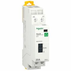 Магнитный контактор Schneider Electric RESI9 1P+N 20A 2NO 230В (R9C20220) Курень