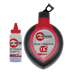 Шнур отбивочный 30 м с корректором INTERTOOL MT-2506 Сумы