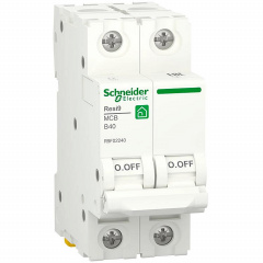 Автоматический выключатель Schneider Electric RESI9 6кА 2P 40A B (R9F02240) Балаклія