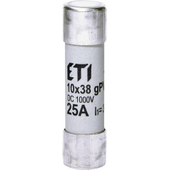 Предохранитель ETI 002625139 CH 10x38 gPV 25A 1000V (30kA) Сумы