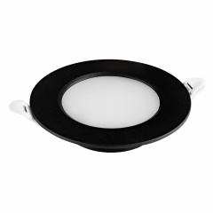 Светодиодный светильник встроенный LED Horoz Electric AURA-5 5W 6400K черный (016-068-0005-040) Буча