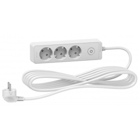 Удлинитель Schneider Electric ST9435W на 3 места (5м) белый