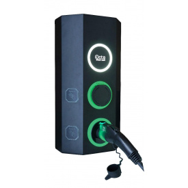 Трехфазная зарядная станция для электромобилей Octa Energy SW244-C22-C22 на 44кВт с 2 портами (Type 2 Type 2)