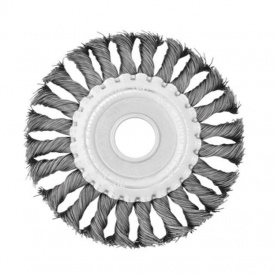 Щітка кільцева 150x22,2 мм (пучки кручений дроту) INTERTOOL BT-7150