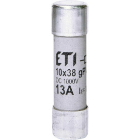 Предохранитель ETI 002625137 CH 10x38 gPV 13A 1000V (10kA) UL