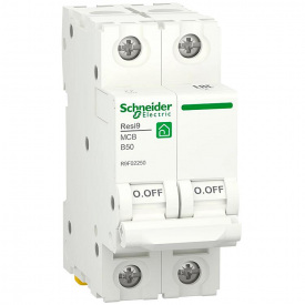 Автоматический выключатель Schneider Electric RESI9 6кА 2P 50A B (R9F02250)