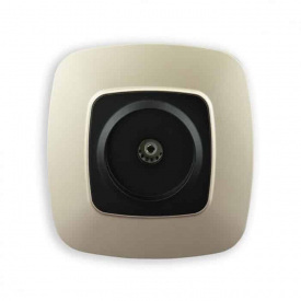 Розетка ТВ Horoz Electric ELA черный-золото (112-007-0009-040)